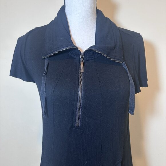 Philsophy Dress Women’s Size Large Midi Length Pockets Raw Hem Sleeve Zipper - Picture 5 of 13